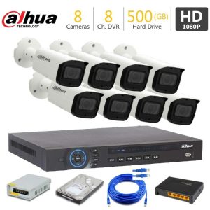 8 FHD CCTV Camera Package Dahua
